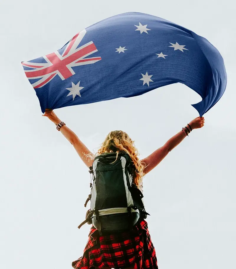 Australia-flag-sky
